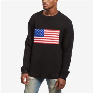 Mens American Flag Sweaters 